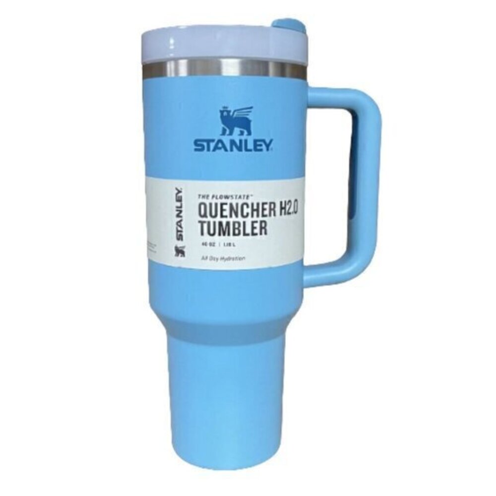 Stanley Quencher H2.0 Tumbler 40 oz Pool Blue‎ Limited Edition Release SOLD OUT